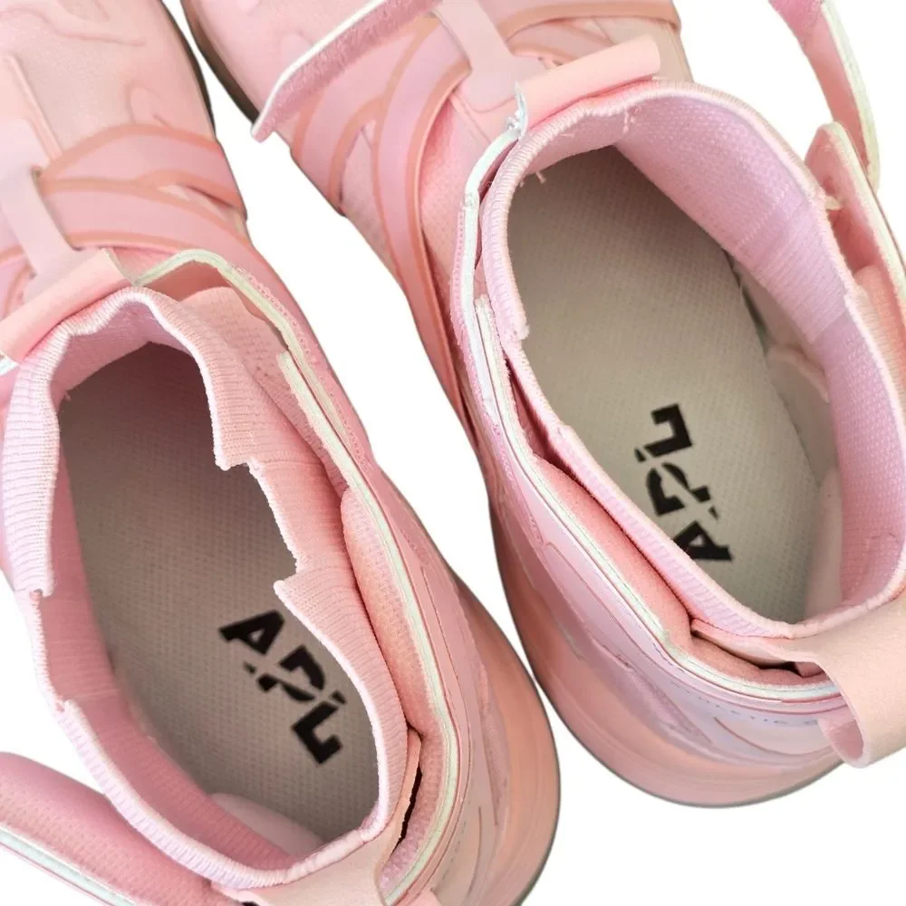 APL Athletic Propulsion Labs Men 15 SuperFuture Pink High-Top Basketball Sneaker